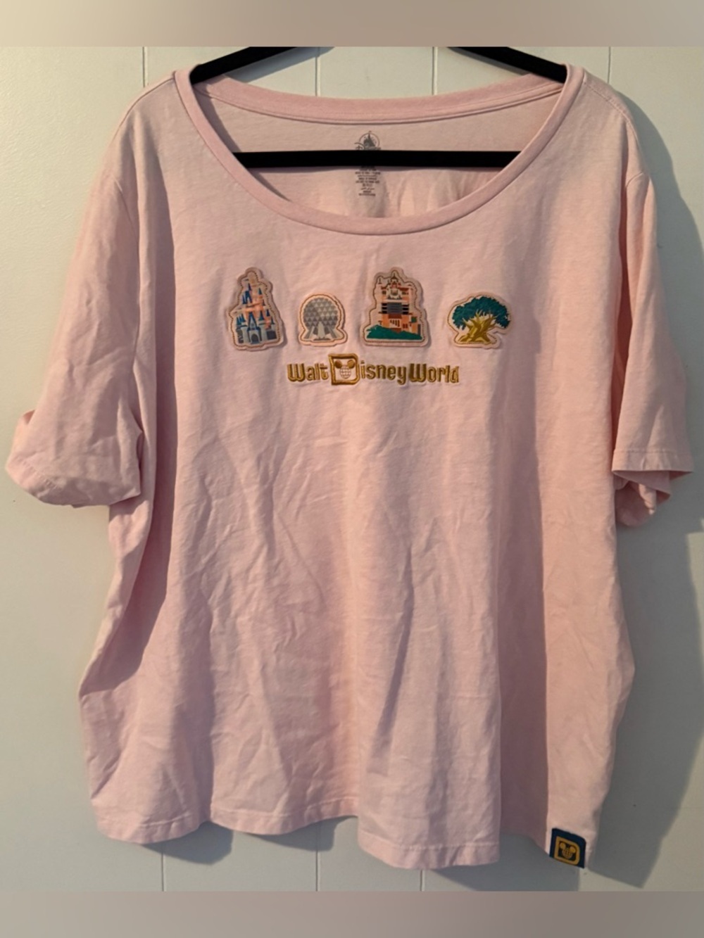 Walt Disney World 4 Parks Icon Fashion Shirt Women's 2X Epcot Magic Kingdom